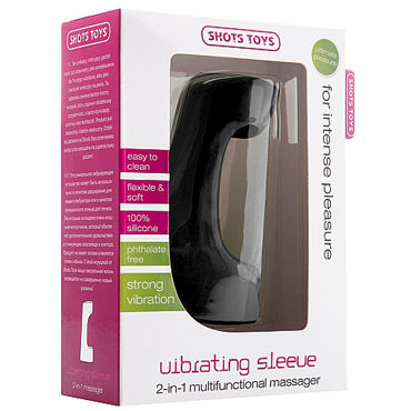 Shots Toys Vibrating Sleeve, черная - фото, отзывы Shots Toys Vibrating Sleeve, черная - фото, отзывы