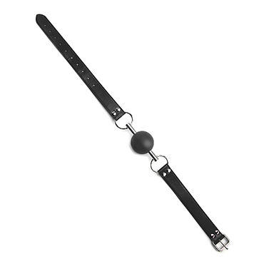 Shots Toys Solid Ball Gag, черный - фото, отзывы Shots Toys Solid Ball Gag, черный - фото, отзывы