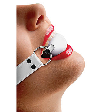 Shots Toys Solid Ball Gag, белый, Силиконовый кляп Shots Toys Solid Ball Gag, белый, Силиконовый кляп