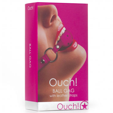 Shots Toys Gag Ball, белый - Кляп с отверстиями - купить в секс шопе Shots Toys Gag Ball, белый - Кляп с отверстиями - купить в секс шопе