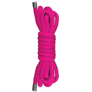 Shots Toys Japanese Mini Rope, розовая, Веревка для связывания Shots Toys Japanese Mini Rope, розовая, Веревка для связывания