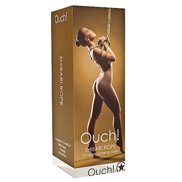 Shots Toys Shibari Rope, коричневая - Веревка для связывания - купить в секс шопе Shots Toys Shibari Rope, коричневая - Веревка для связывания - купить в секс шопе