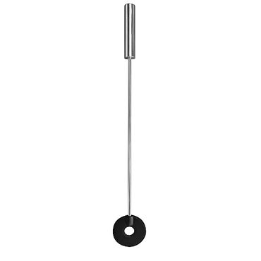 Shots Toys Leather Circle Tipped Crop, черный, Стек с кожаным наконечником Shots Toys Leather Circle Tipped Crop, черный, Стек с кожаным наконечником