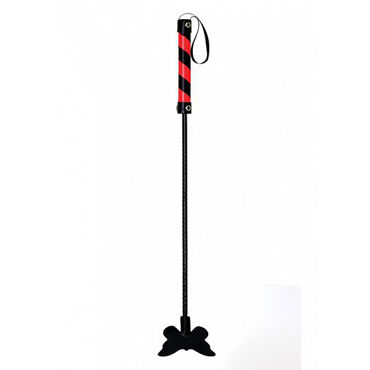 Shots Toys Butterfly Crop, черный, Стек с наконечником в форме бабочки Shots Toys Butterfly Crop, черный, Стек с наконечником в форме бабочки