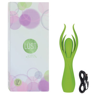 Jopen Lust L7, зеленый, Вибромассажер оригинальной формы Jopen Lust L7, зеленый, Вибромассажер оригинальной формы