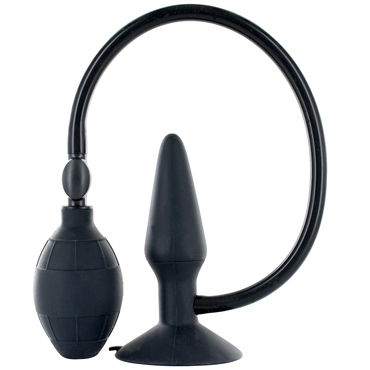 Seven Creations Small Inflatable Plug, черная, Расширяющаяся анальная пробка, небольшая Seven Creations Small Inflatable Plug, черная, Расширяющаяся анальная пробка, небольшая