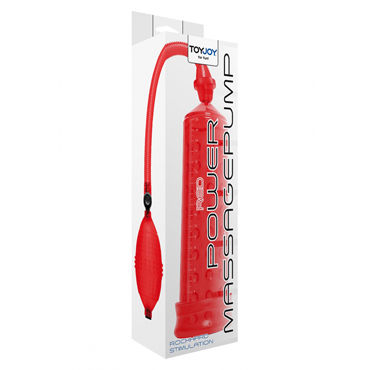Toy Joy Power Massage Pump W. Sleeve, красная - фото, отзывы Toy Joy Power Massage Pump W. Sleeve, красная - фото, отзывы
