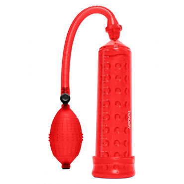 Toy Joy Power Massage Pump W. Sleeve, красная, Мощная помпа Toy Joy Power Massage Pump W. Sleeve, красная, Мощная помпа