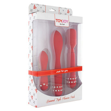 Новинка раздела Секс игрушки - Toy Joy Diamond Triple Pleasure Pack, красный Новинка раздела Секс игрушки - Toy Joy Diamond Triple Pleasure Pack, красный