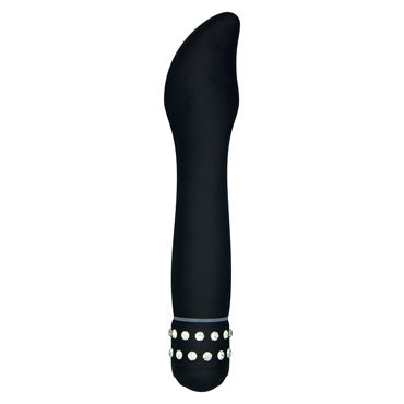 Toy Joy Diamond Dazzler, черный, Вибратор декорированный стразами Toy Joy Diamond Dazzler, черный, Вибратор декорированный стразами