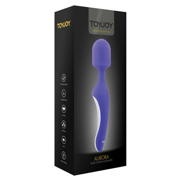 Toy Joy Aurora Bodywand Massager, фиолетовый - фото, отзывы Toy Joy Aurora Bodywand Massager, фиолетовый - фото, отзывы