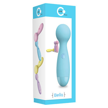 Toy Joy Bella Large Wand Massager, голубой - фото, отзывы Toy Joy Bella Large Wand Massager, голубой - фото, отзывы