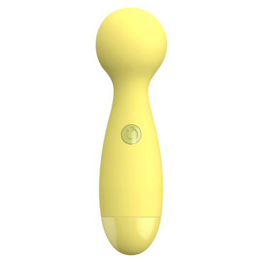 Toy Joy Bella Large Wand Massager, желтый, Вибромассажер с круглой головкой Toy Joy Bella Large Wand Massager, желтый, Вибромассажер с круглой головкой