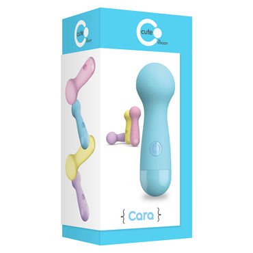 Toy Joy Cara Small Wand Massager, голубой - фото, отзывы Toy Joy Cara Small Wand Massager, голубой - фото, отзывы