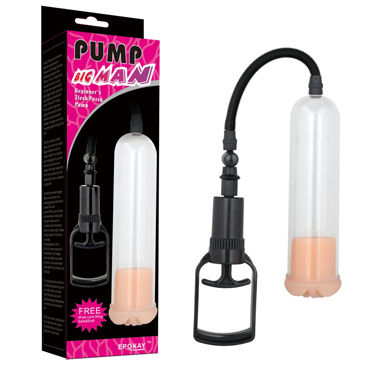 Erokay Beginners Flesh Pussy, Вакуумная помпа, вставка в виде вагины Erokay Beginners Flesh Pussy, Вакуумная помпа, вставка в виде вагины