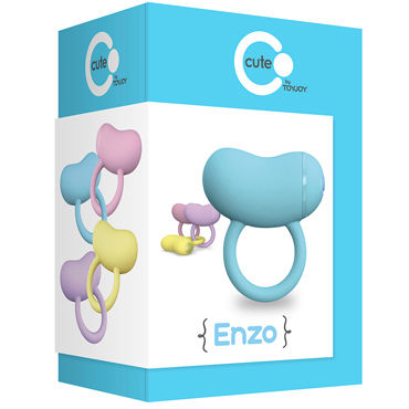 Toy Joy Enzo Couples Ring, голубое - фото, отзывы Toy Joy Enzo Couples Ring, голубое - фото, отзывы