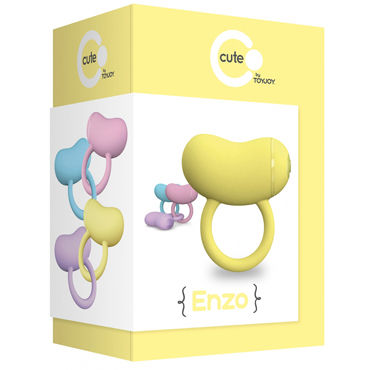 Toy Joy Enzo Couples Ring, желтое - фото, отзывы Toy Joy Enzo Couples Ring, желтое - фото, отзывы