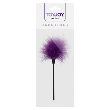 Toy Joy Sexy Feather Tickler, фиолетовая - фото, отзывы Toy Joy Sexy Feather Tickler, фиолетовая - фото, отзывы