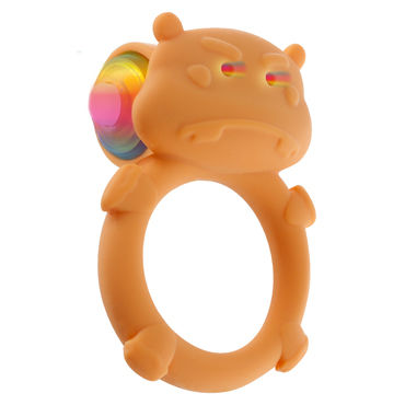 Toy Joy Happy Hippo C-ring, Виброкольцо в виде бегемота Toy Joy Happy Hippo C-ring, Виброкольцо в виде бегемота