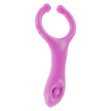 Toy Joy Vibrating Clit-stim C-ring - Виброкольцо со стимулятором клитора - купить в секс шопе Toy Joy Vibrating Clit-stim C-ring - Виброкольцо со стимулятором клитора - купить в секс шопе