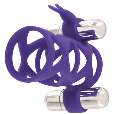 Toy Joy Double Tickler Sleeve Set, фиолетовый - фото, отзывы Toy Joy Double Tickler Sleeve Set, фиолетовый - фото, отзывы