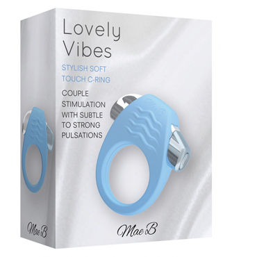 Mae B Stylish Soft Touch C-ring, голубое - Эрекционное кольцо с вибрацией - купить в секс шопе Mae B Stylish Soft Touch C-ring, голубое - Эрекционное кольцо с вибрацией - купить в секс шопе