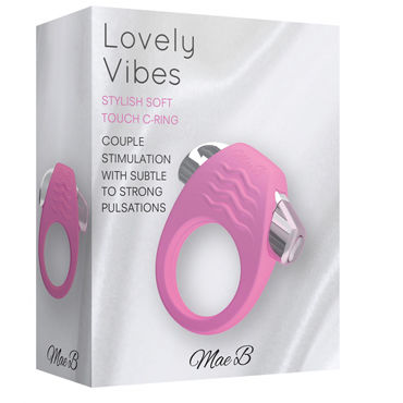 Mae B Stylish Soft Touch C-ring, розовое - Эрекционное кольцо с вибрацией - купить в секс шопе Mae B Stylish Soft Touch C-ring, розовое - Эрекционное кольцо с вибрацией - купить в секс шопе