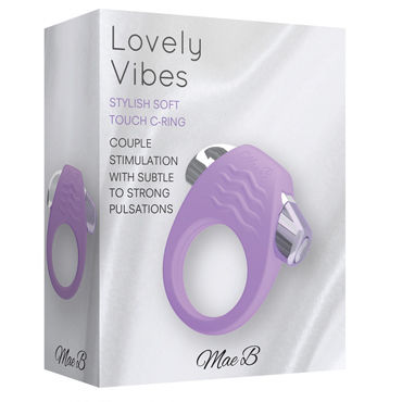 Mae B Stylish Soft Touch C-ring, фиолетовое - Эрекционное кольцо с вибрацией - купить в секс шопе Mae B Stylish Soft Touch C-ring, фиолетовое - Эрекционное кольцо с вибрацией - купить в секс шопе