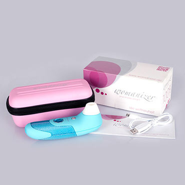 Womanizer, голубой - Вакуумный стимулятор клитора - купить в секс шопе Womanizer, голубой - Вакуумный стимулятор клитора - купить в секс шопе