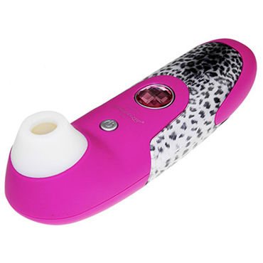 Womanizer W100, розовый/леопардовый, Вакуумный стимулятор клитора Womanizer W100, розовый/леопардовый, Вакуумный стимулятор клитора