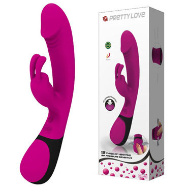 Baile Lust Pretty Love Purple, Вибратор с клиторальным отростком Baile Lust Pretty Love Purple, Вибратор с клиторальным отростком