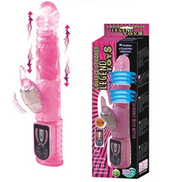 Baile Love Stroker, розовый, Многофункциональный вибратор Baile Love Stroker, розовый, Многофункциональный вибратор