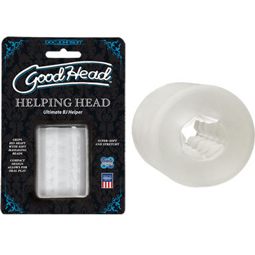 Doc Johnson GoodHead UR3 Helping Head, Компактный мастурбатор Doc Johnson GoodHead UR3 Helping Head, Компактный мастурбатор