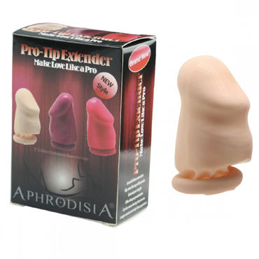 Howells Aphrodisia Pro-Tip Extender-Glans Sleeve, телесная, Удлиняющая насадка на пенис Howells Aphrodisia Pro-Tip Extender-Glans Sleeve, телесная, Удлиняющая насадка на пенис