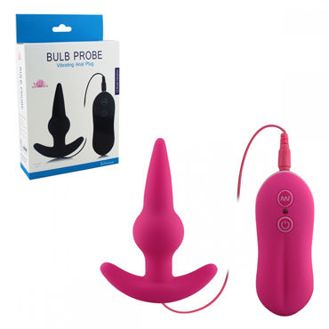 Howells Aphrodisia Bulb Probe Vibrating Anal Plug, розовая, Анальная вибровтулка Howells Aphrodisia Bulb Probe Vibrating Anal Plug, розовая, Анальная вибровтулка