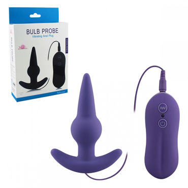Howells Aphrodisia Bulb Probe Vibrating Anal Plug, фиолетовая, Анальная вибровтулка Howells Aphrodisia Bulb Probe Vibrating Anal Plug, фиолетовая, Анальная вибровтулка