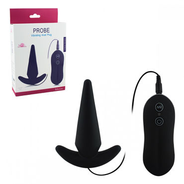 Howells Aphrodisia Probe Vibrating Anal Plug, черный, Анальная вибровтулка Howells Aphrodisia Probe Vibrating Anal Plug, черный, Анальная вибровтулка