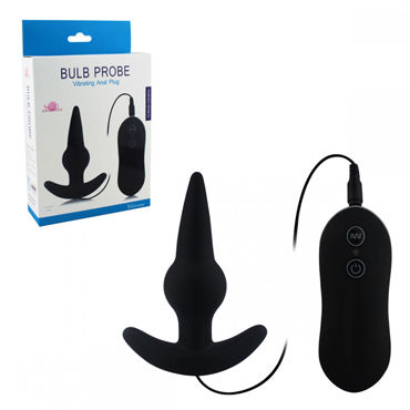 Howells Aphrodisia Bulb Probe Vibrating Anal Plug, черный, Анальная вибровтулка Howells Aphrodisia Bulb Probe Vibrating Anal Plug, черный, Анальная вибровтулка