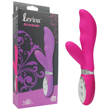 Howells Aphrodisia Levina Airwaves, розовый, Вибратор с клиторальным стимулятором Howells Aphrodisia Levina Airwaves, розовый, Вибратор с клиторальным стимулятором