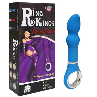 Howells Aphrodisia Ring Kings-7 Mode Dreams Vibe, голубой, Рельефный вибратор Howells Aphrodisia Ring Kings-7 Mode Dreams Vibe, голубой, Рельефный вибратор