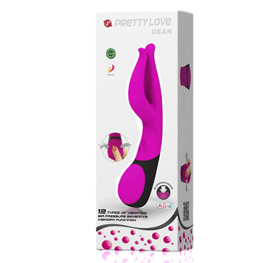 Baile Pretty Love Dean - Вибратор с раздвоенным концом - купить в секс шопе Baile Pretty Love Dean - Вибратор с раздвоенным концом - купить в секс шопе