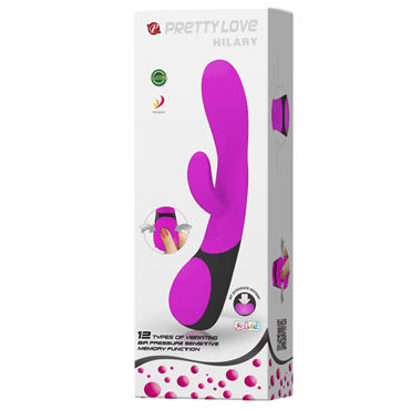 Baile Pretty Love Hilary - Вибратор с клиторальным отростком - купить в секс шопе Baile Pretty Love Hilary - Вибратор с клиторальным отростком - купить в секс шопе
