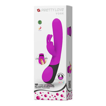 Baile Pretty Love York - Вибратор с клиторальным отростком - купить в секс шопе Baile Pretty Love York - Вибратор с клиторальным отростком - купить в секс шопе