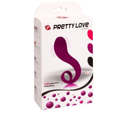 Baile Pretty Love Carl, фиолетовый - Вибратор с кольцом - купить в секс шопе Baile Pretty Love Carl, фиолетовый - Вибратор с кольцом - купить в секс шопе