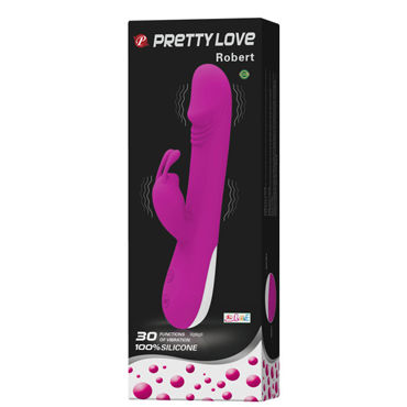 Baile Pretty Love Robert - Вибратор со стимулятором клитора - купить в секс шопе Baile Pretty Love Robert - Вибратор со стимулятором клитора - купить в секс шопе
