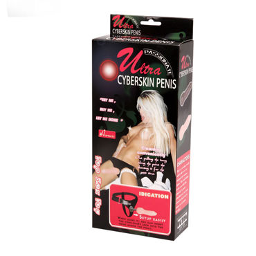 Baile Ultra Cyberskin Penis - Женский страпон с трусиками - купить в секс шопе Baile Ultra Cyberskin Penis - Женский страпон с трусиками - купить в секс шопе