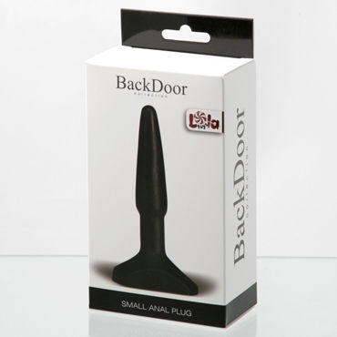 Lola Toys Back Door Small Anal Plug, черная - Маленькая анальная пробка - купить в секс шопе Lola Toys Back Door Small Anal Plug, черная - Маленькая анальная пробка - купить в секс шопе