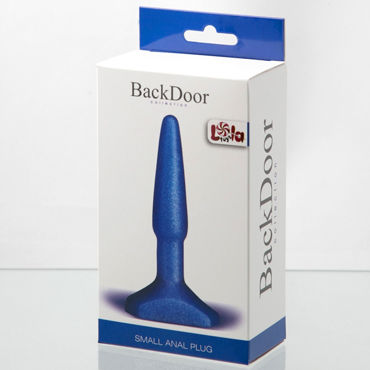 Lola Toys Back Door Small Anal Plug, синяя - Маленькая анальная пробка - купить в секс шопе Lola Toys Back Door Small Anal Plug, синяя - Маленькая анальная пробка - купить в секс шопе