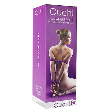 Ouch Japanese Rope 10м, фиолетовая - фото, отзывы Ouch Japanese Rope 10м, фиолетовая - фото, отзывы
