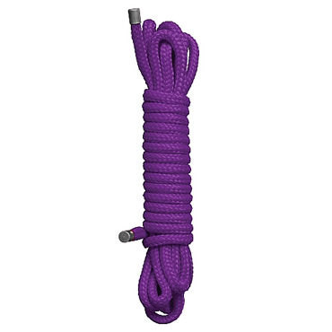 Ouch Japanese Rope 10м, фиолетовая, Нейлоновая веревка Ouch Japanese Rope 10м, фиолетовая, Нейлоновая веревка